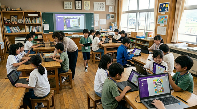 小学校の利用シーン