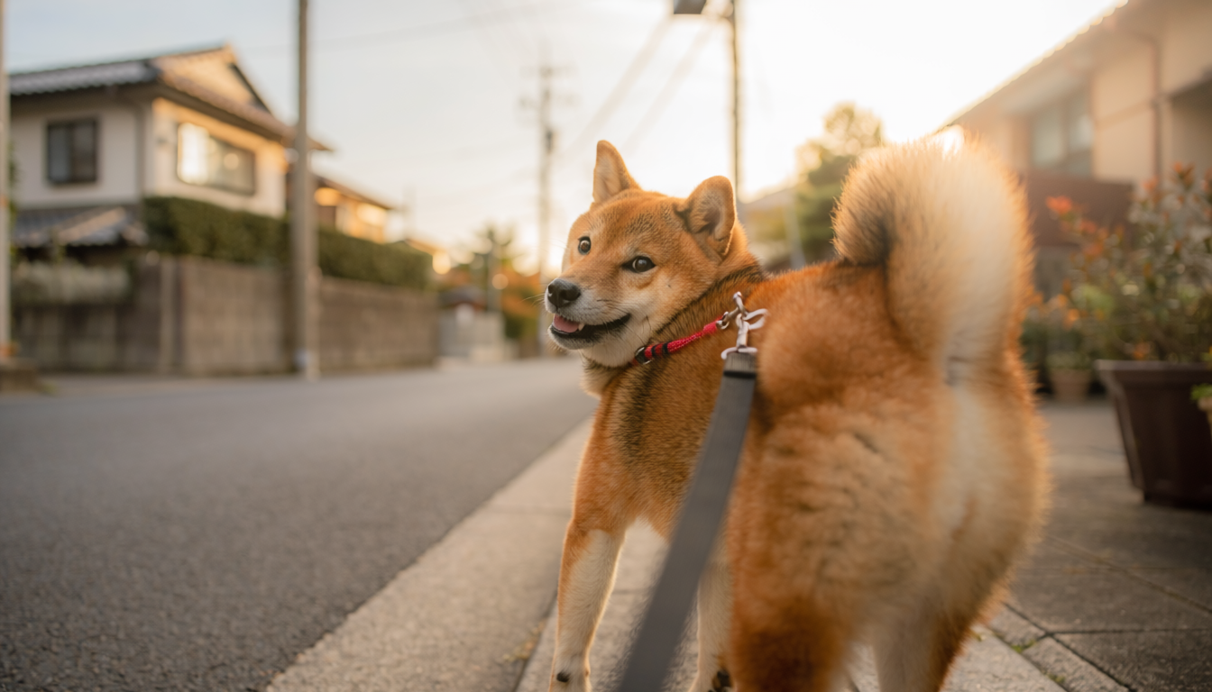 犬の散歩