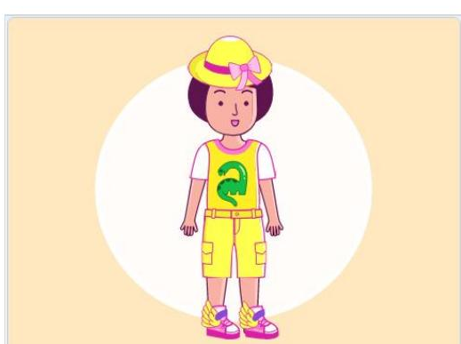ファッションチェックのステージ配置