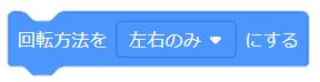 回転方法を左右のみにする